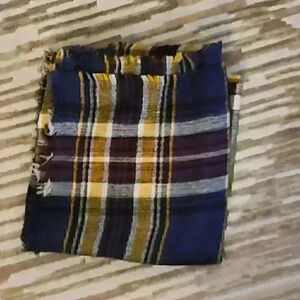 Plaid Blanket Scarf